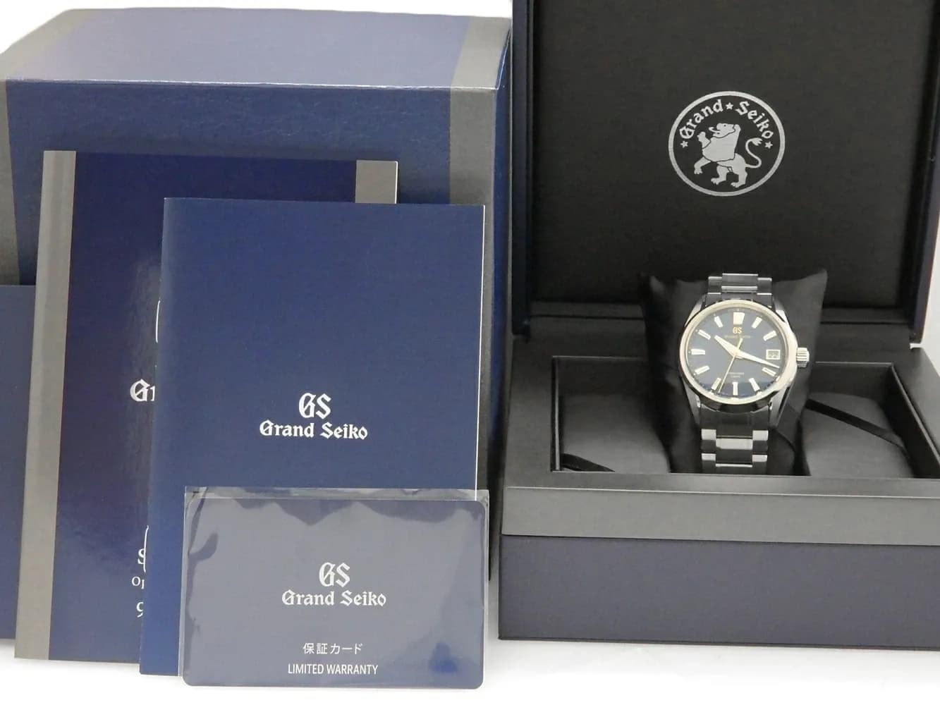 Grand Seiko Heritage Spring Drive Blue Dial Stainless Steel Watch