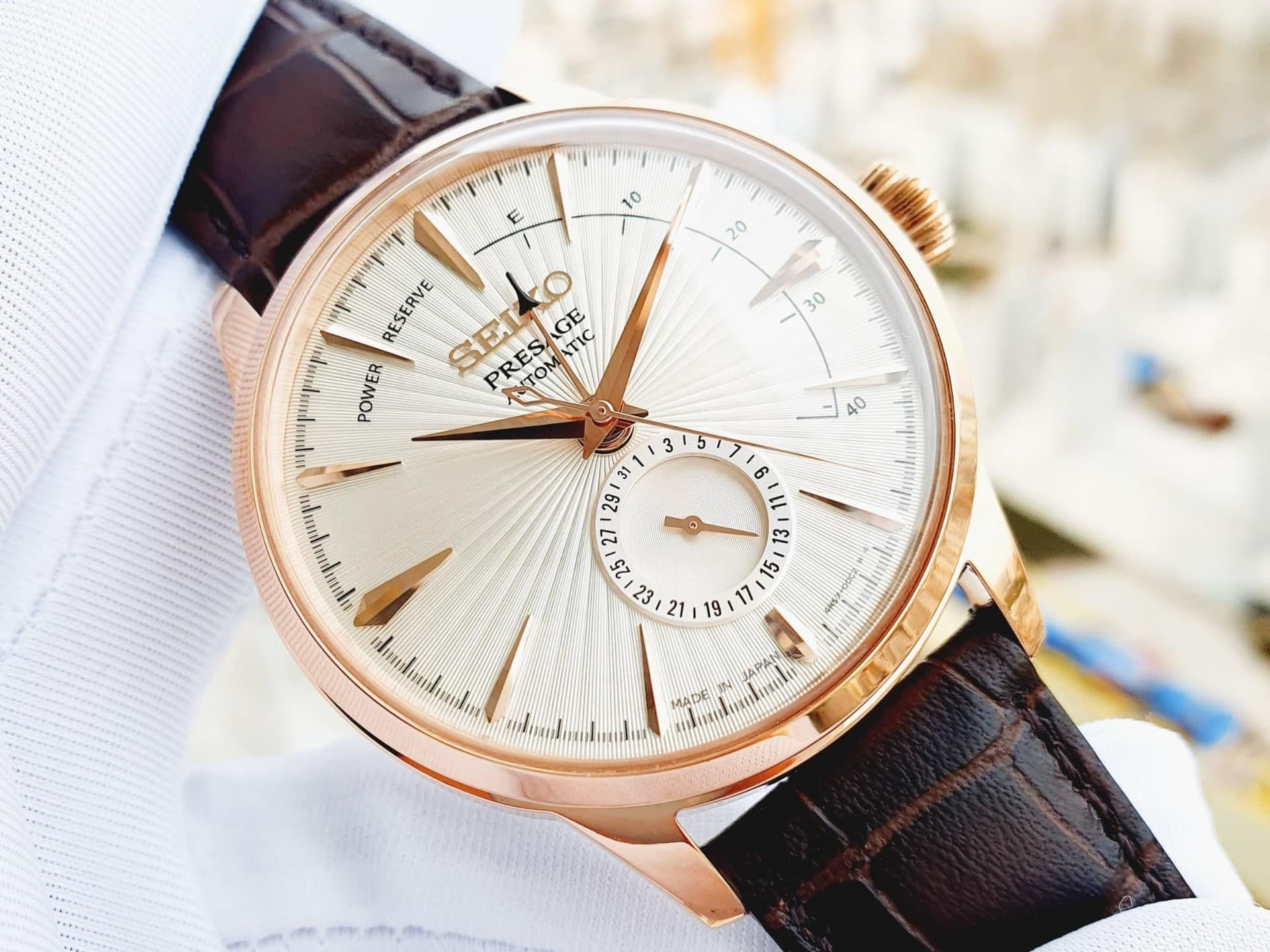 The Allure of Rose Gold: Why the Seiko Presage SARY132 Elevates Men’s Dress Watches