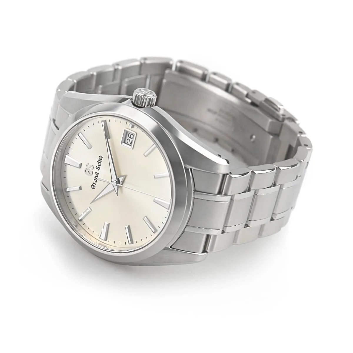 Grand Seiko SBGV229 – 9F82 Quartz – 40 mm Titanium – Date – Champagne Dial